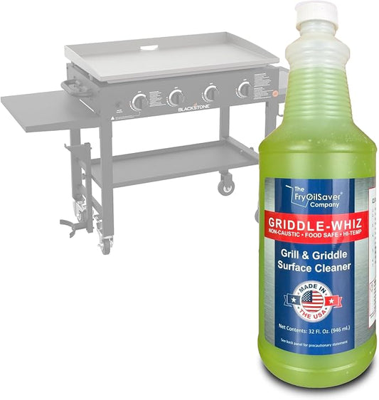 Griddle-Whiz Grill & Griddle Cleaner | Removes Grease, Food Residue, Burnt On by THEFRYOILSAVERCOMPANY