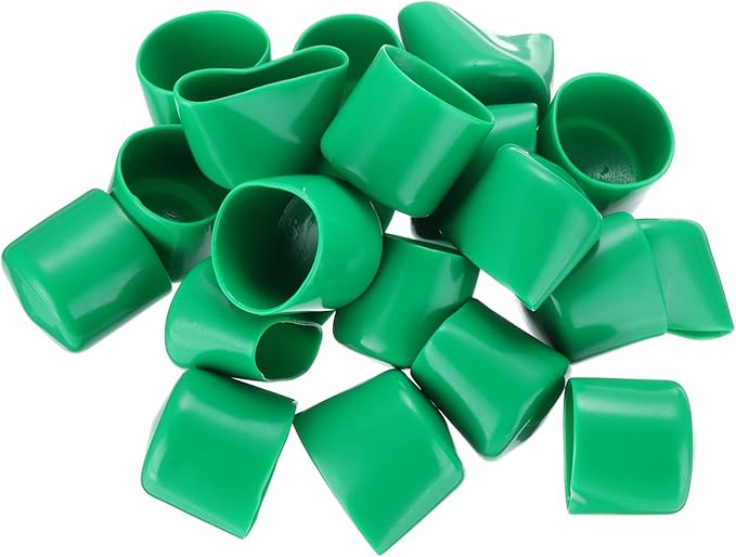 uxcell 20pcs Rubber End Caps 35mm ID Vinyl PVC Round Tube Bolt Cap Cover Screw - Image 4