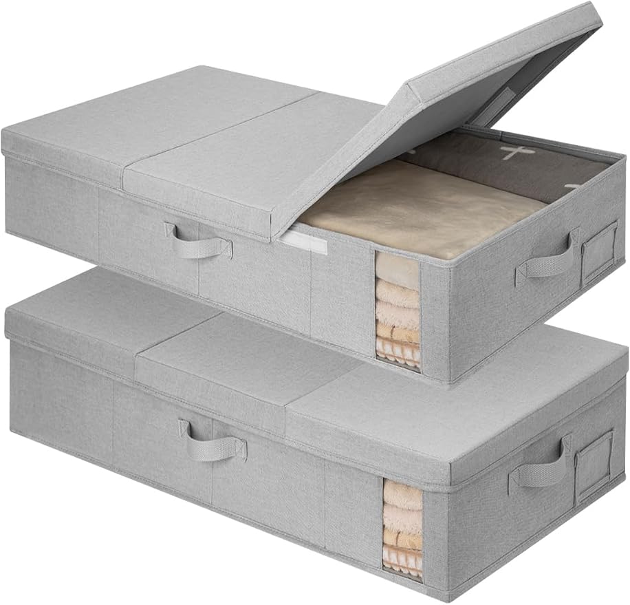 StorageWorks 2-Pack Jumbo Under Bed Storage Bins by StorageWorks