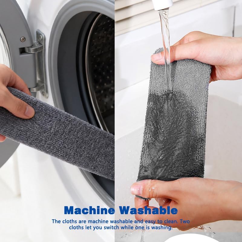 Retractable Gap Dust Cleaner with 2 Microfiber Dusting Cloths Long Handle Cleaning Tools Furniture Cleaning Duster