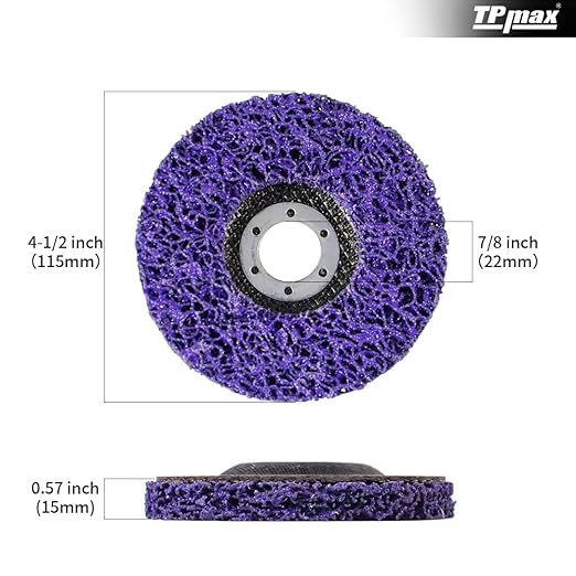 4-1/2" x7/8'' Stripping Discs Rust Remover Wheel Remove Paint and Oxidation - Image 2