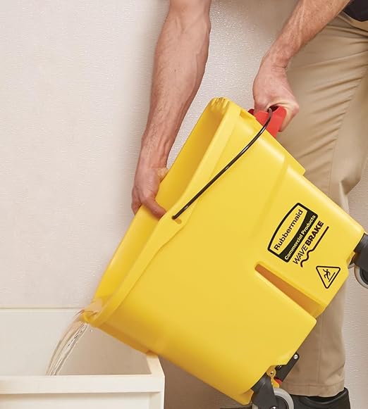 Rubbermaid Commercial Products WaveBrake 35 Qt. Side-Press Mop Bucket and - Image 14