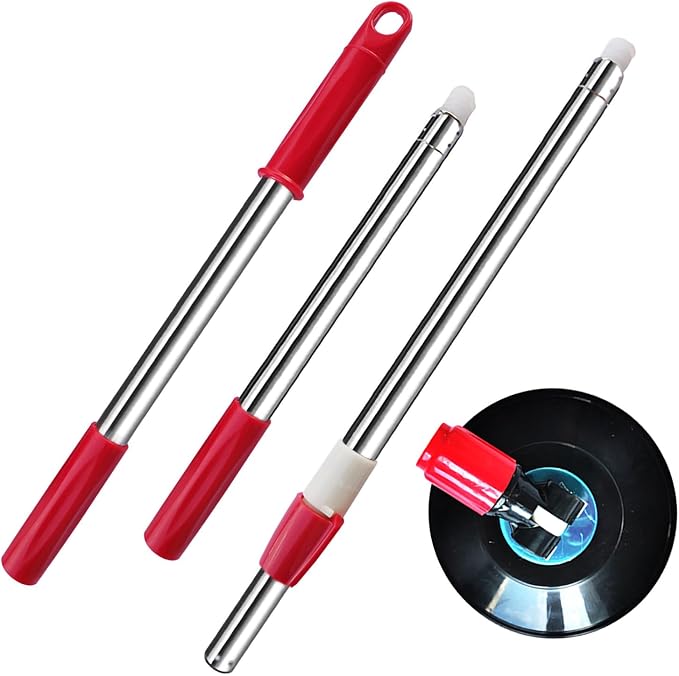 Extended Spin Mop Replacement Mop Handle, Upgraded 60-inch 360 Degrees Rotating by Midremer