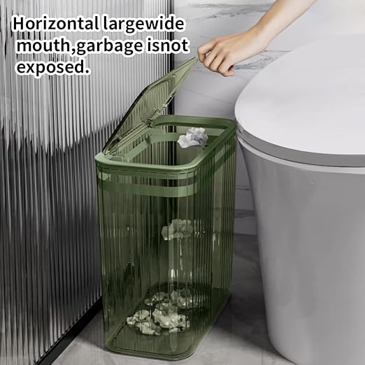 Transparent Trash Can, Bathroom Trash Cans - Image 5