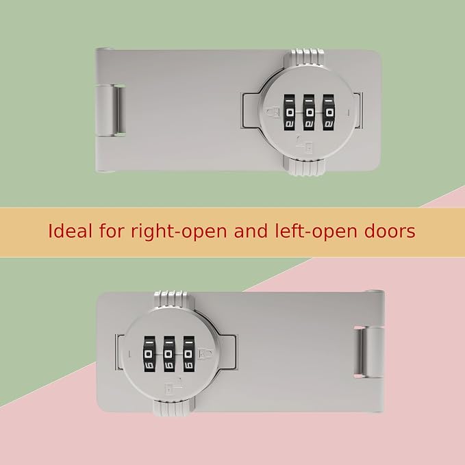 Keyless Combination Lock – 3-Digit Combination Lock - Image 6