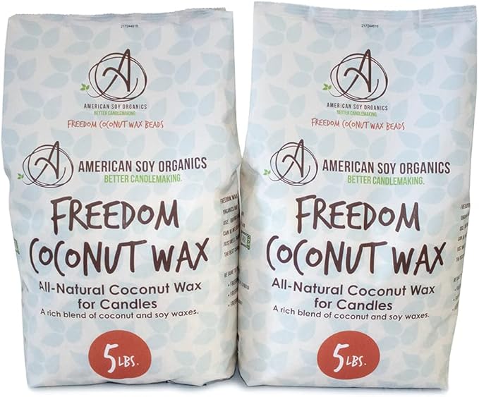 American Soy Organics Freedom Coconut Soy Wax Beads by AmericanSoyOrganics