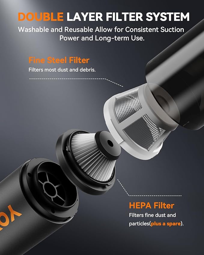 Car Vacuum, Handheld Vacuum Cordless - Image 5