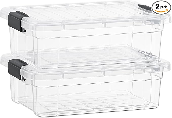 Superio Clear Storage Boxes by Superio