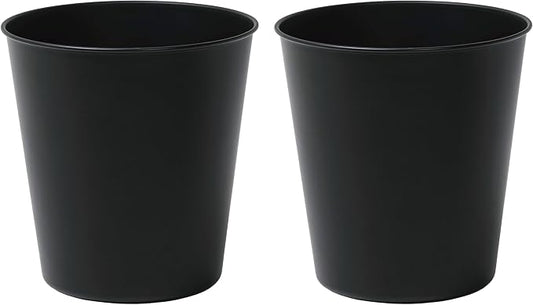 happimess HPM1113A-SET2 Nolan Modern Classic Smooth Steel 2 Gal Waste Bin by Happimess
