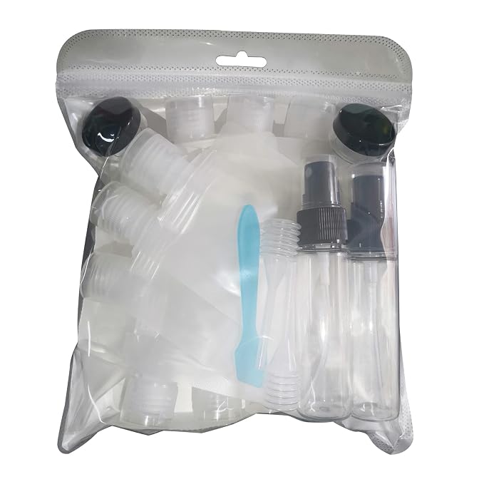 17 Pack Travel Pouches for Toiletries, TSA Approved, Portable Containers - Image 8