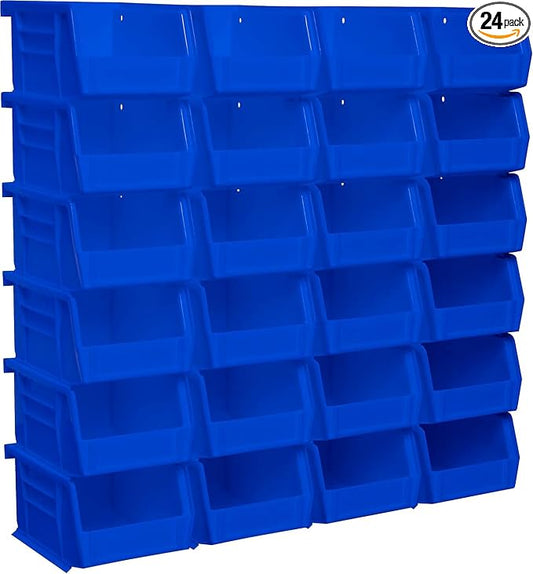 Akro-Mils 30210 AkroBins Plastic Storage Bins, Space-Saving Stackable Bins by Akro-Mils