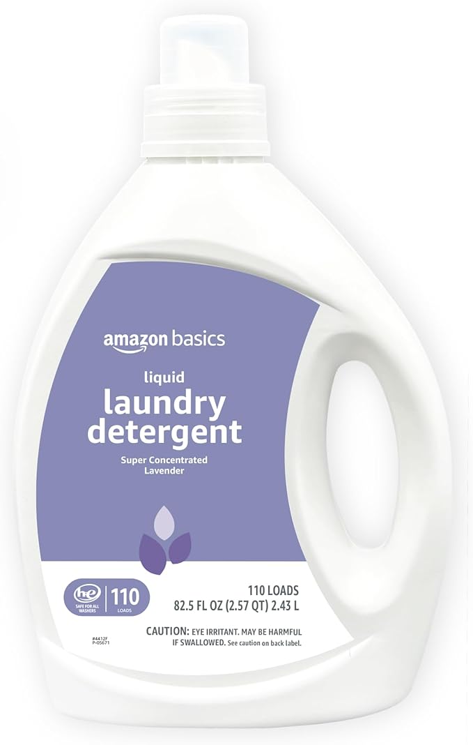 Amazon Basics Concentrated Liquid Laundry Detergent, 110 loads, 82.5 Fl Oz by AmazonBasics