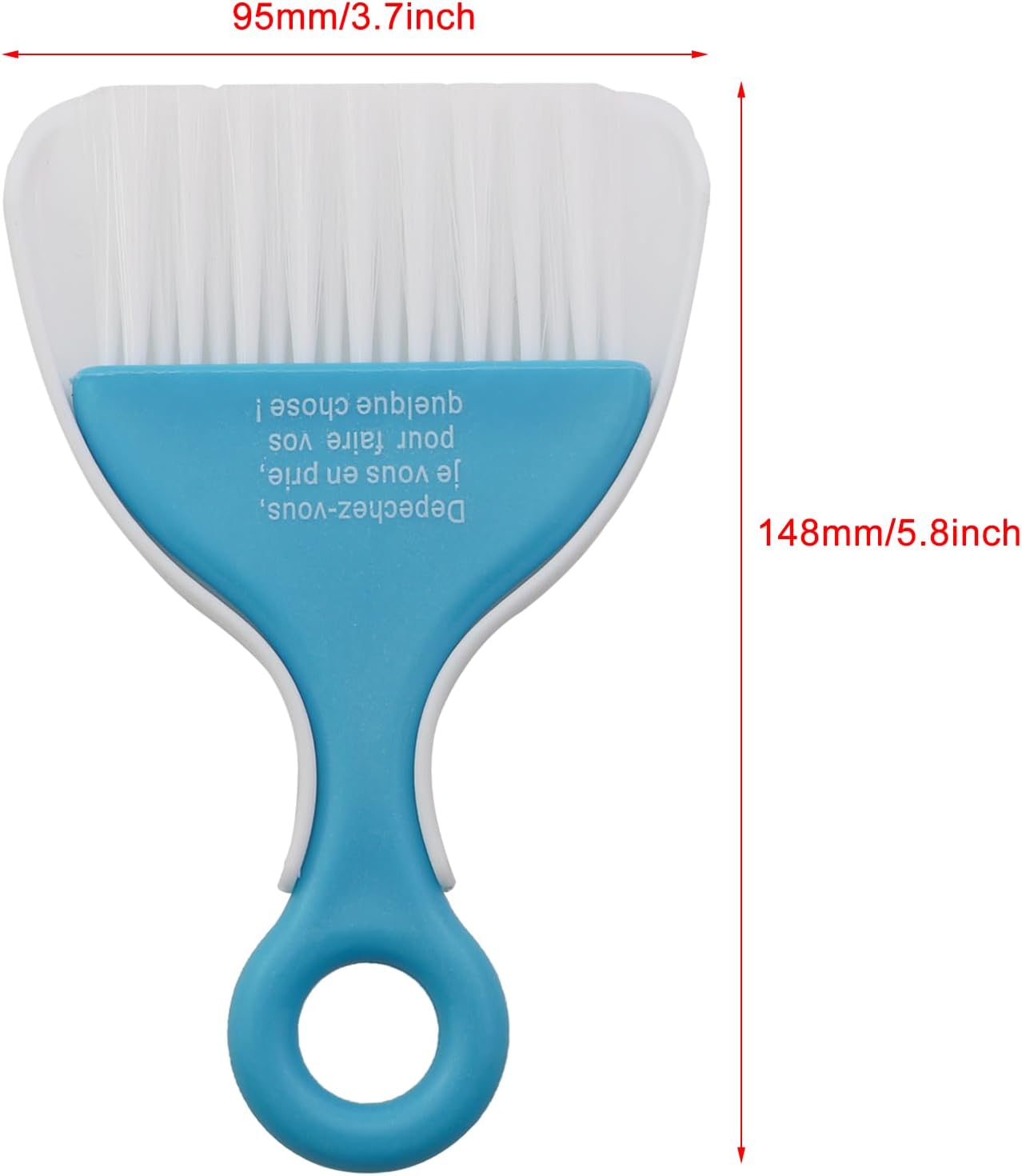 2PCS PP Plastic Small Broom and Dustpan Set Compact Desktop Sweeper Multifunctional Mini Cleaning Tool Suitable for Keyboards Car Interiors Worktops