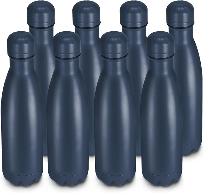 17oz Cola-Bottle Shaped Stainless Steel Leak-proof Water Bottle, Double Wall by Unknown
