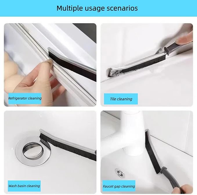 Crevice Cleaning Brush, Bathroom Gap Brush, Grout Brush, Cleaning Tools - Image 4