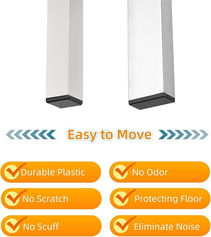Furnigear Plastic Plugs Tubing End Cap Chair End Caps Outside Bottom Tubing - Image 5