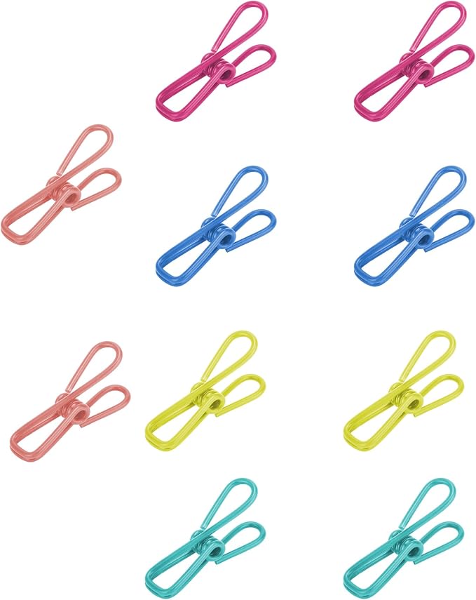 Multipurpose 2 in Chip Bag Clips 10 Pack Metal Clips by Unknown