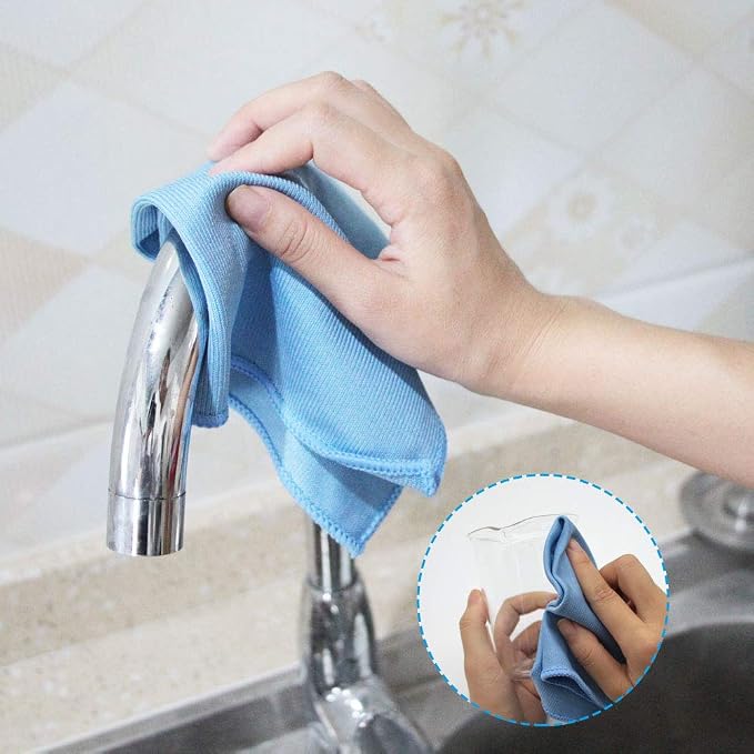 Auto Care Microfiber Glass Cleaning Cloths Towels - Image 8