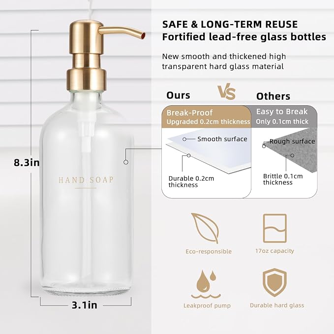 Glass Soap Dispenser - Image 3