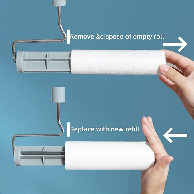 Extra Sticky Large Surface Lint Roller, 6.3'' Giant Lint Roller - Image 3