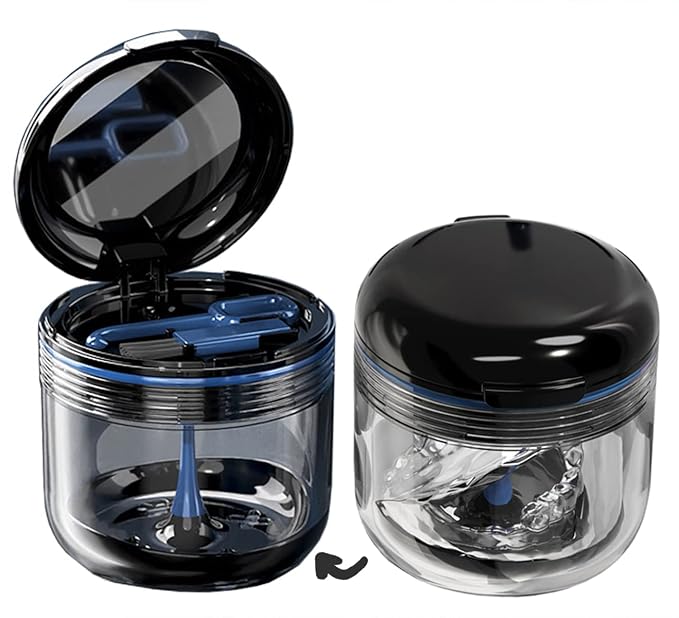 MURRI&MURRDI Retainer Case, Denture Bath Box by MURRIMURRDI