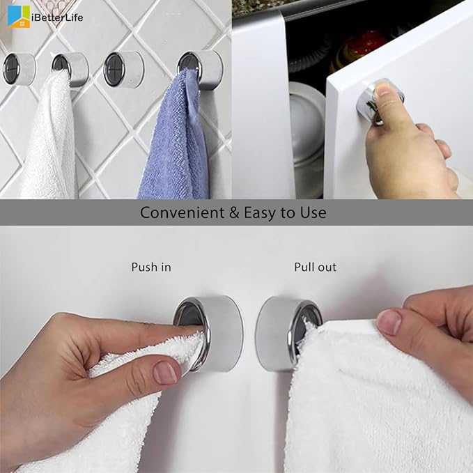 Adhesive Kitchen Dish Towel Hooks - Image 5