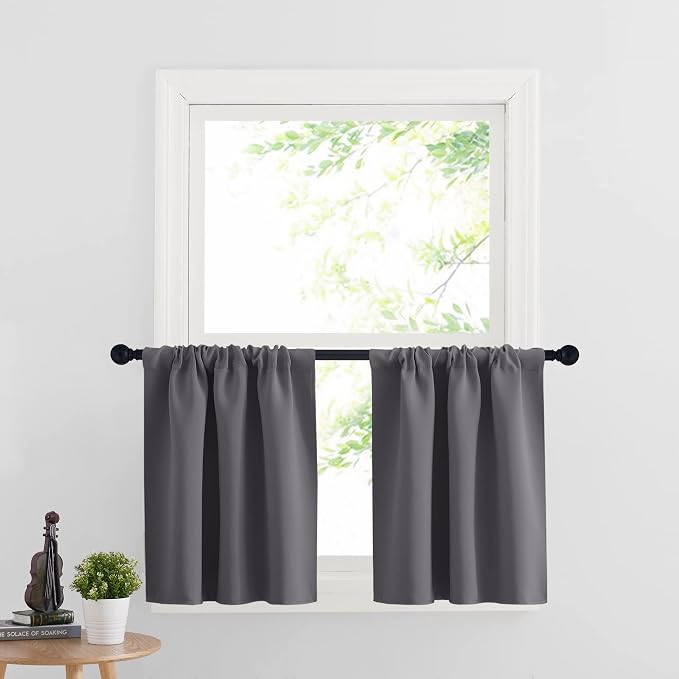 RYB HOME Short Curtains Half Window Curtains by RYBHOME