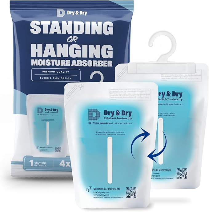 Dry & Dry 12 Packs Hybrid Moisture Absorbers & Musty Odor Eliminator - Image 8
