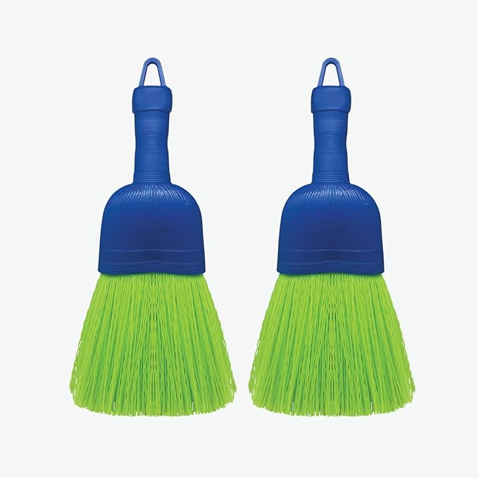 LOLA Whisk Broom, Hand Brush, 2 Pack, Durable Bristles, Whisks Away Dirt & by LolaProducts