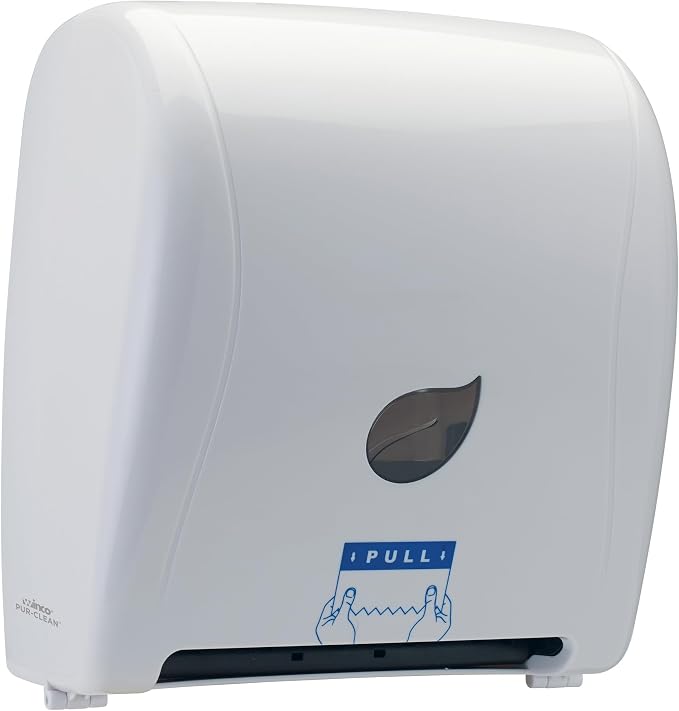 Winco TDAC-8W Commercial Wall Mount Paper Towel Dispenser, Auto-Cut 9" Sheets by Winco