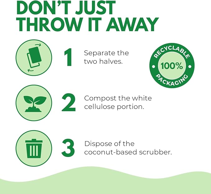 Biodegradable Natural Kitchen Sponge - Image 5