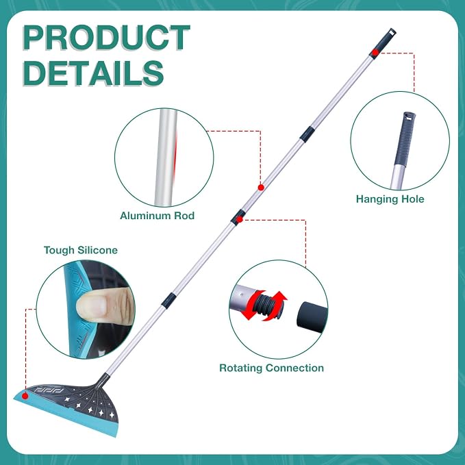 Magic Air Broom, Silicone Broom Floor Squeegee - Image 6