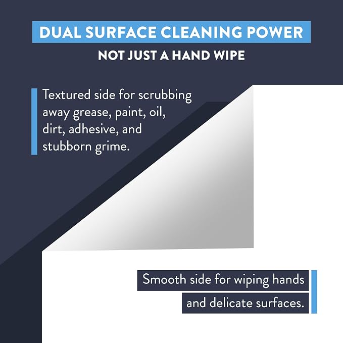 HD Hand & Tool Wipes – Heavy Duty Dual Purpose Cloths - Image 3