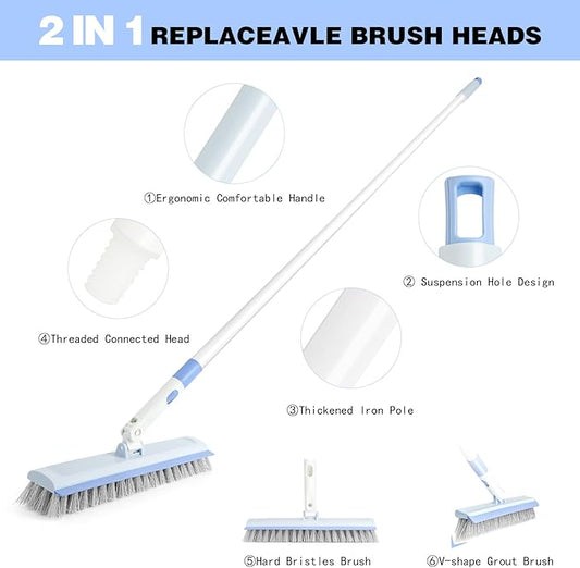 Floor Scrub Brush and V-Shape Grout Brush - Image 2
