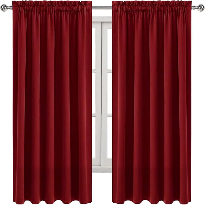 DWCN Blackout Curtains for Bedroom – Rod Pocket Thermal Insulated Noise - Image 9