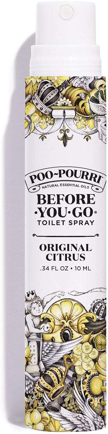 Poo-Pourri Before-You-Go In a Pinch Toilet Spray, Travel Essentials, Original by %7EPourri