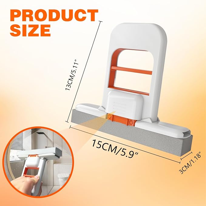 Mini Foldable Desktop Mop – Portable Sponge Mop - Image 2