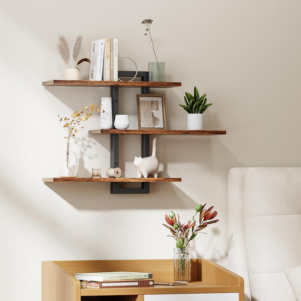 Homode Floating Shelves for Wall, Wood Wall Shelves for Bathroom
