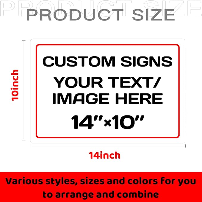 Personalized Aluminum Weatherproof Metal Signs - Image 2
