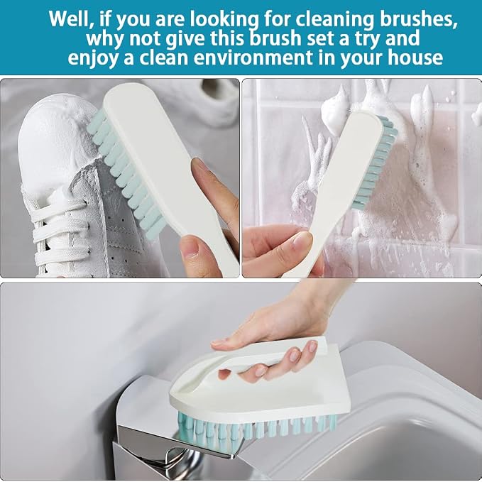 6 PCS Cleaning Brush, Scrub Brush Set - Image 7