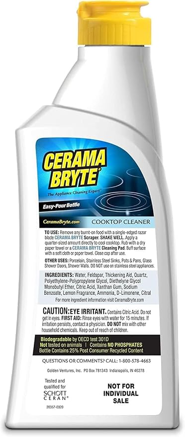 Cerama Bryte Glass Cooktop Cleaner Bundle - Image 7
