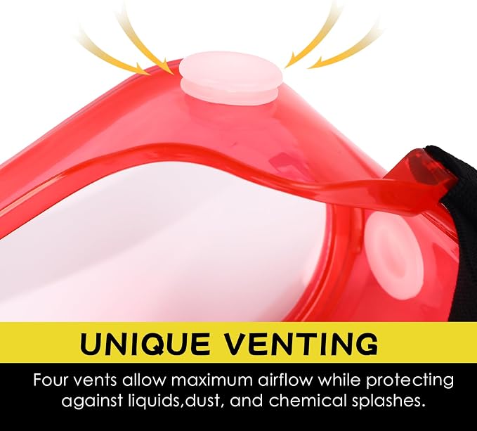 Yunsailing Protective Safety Goggles Lab Over Glasses Clear Anti Fog Eye - Image 5