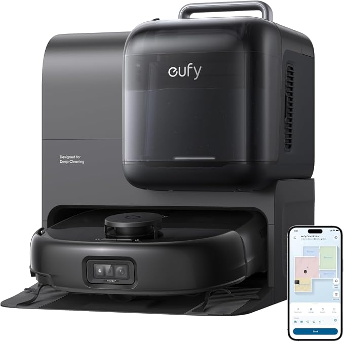 eufy Robot Vacuum E28, Portable Deep Cleaner by eufy