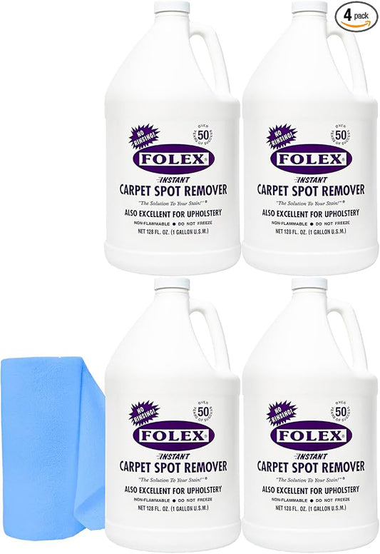 FOLEX Instant Carpet Spot Remover Carpet Cleaner - 128 oz - Removes Pet by FOLEX