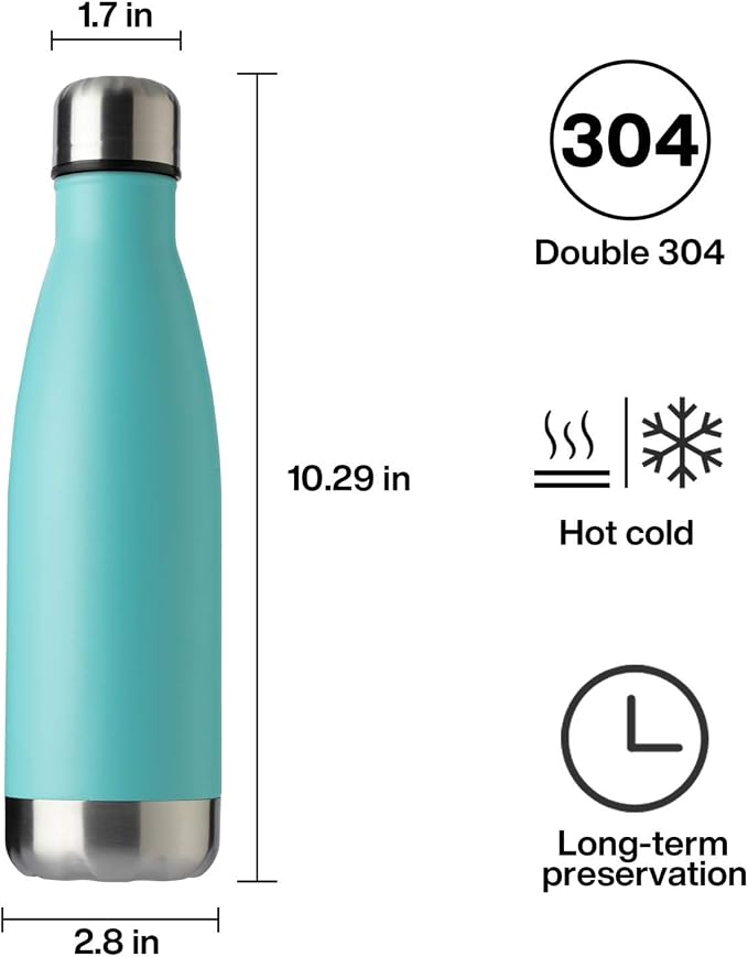 MEWAY 17oz Sport Water Bottle Vacuum Insulated Stainless Steel Leak-Proof - Image 7