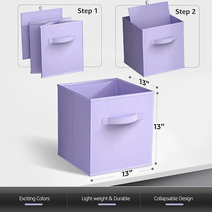 Sorbus 13 Inch Storage Bins - Image 7