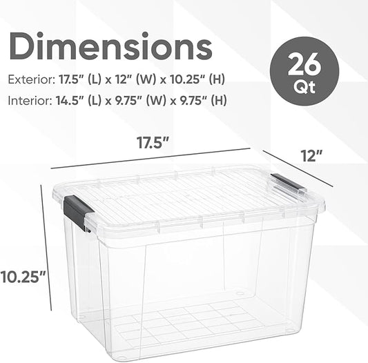 Superio Clear Storage Boxes - Image 2