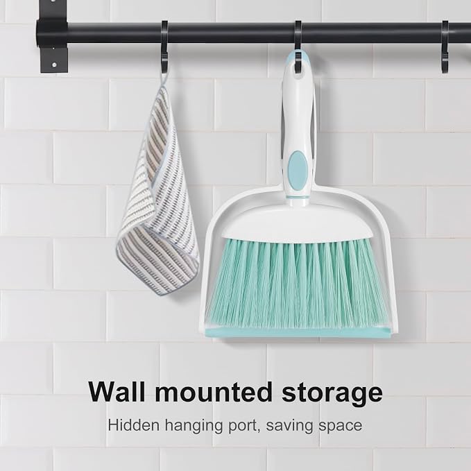 NACENA Small Dust Pan and Brush Set, Mini Broom and Dustpan Set Small Hand - Image 7