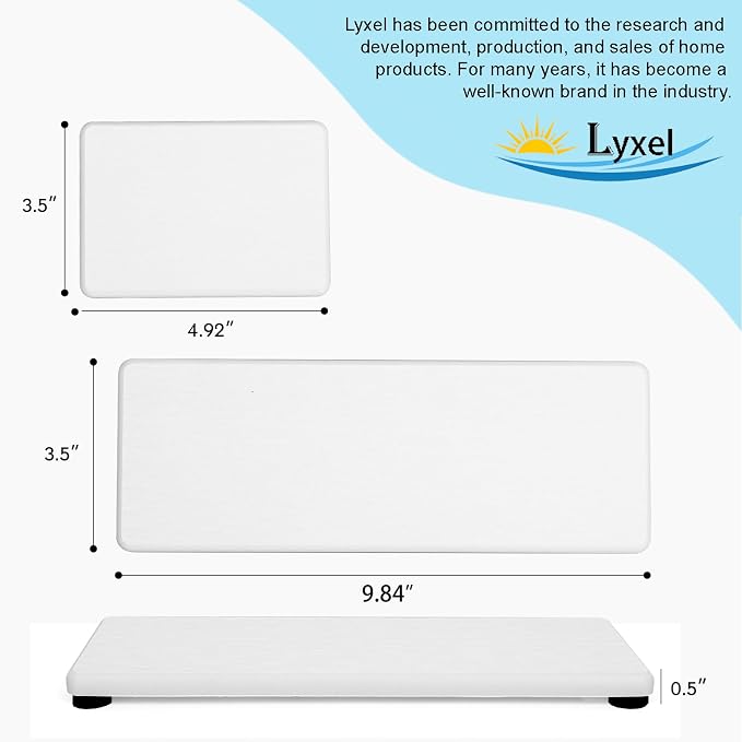 3PCS Stone Drying Tray, Water Absorbing Stone Tray - Image 5