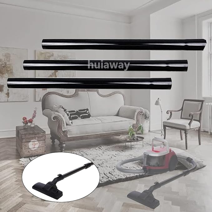 3 Pcs 1.25inch 32mm Vacuum Extension Wand 1 1/4" Plastic Wand Pipe - Image 6